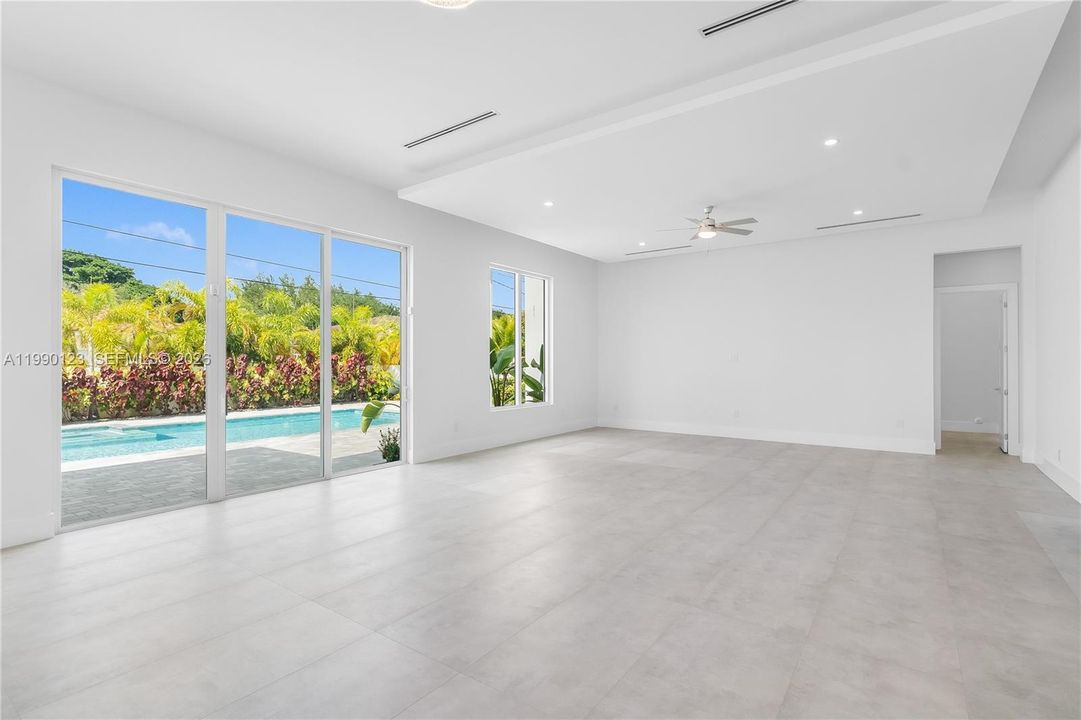 open-concept layout