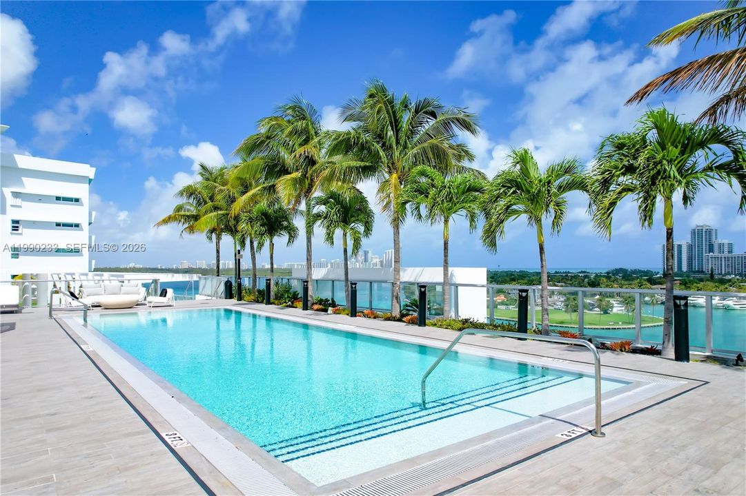 Rooftop Pool - this picture is facing east and north views.