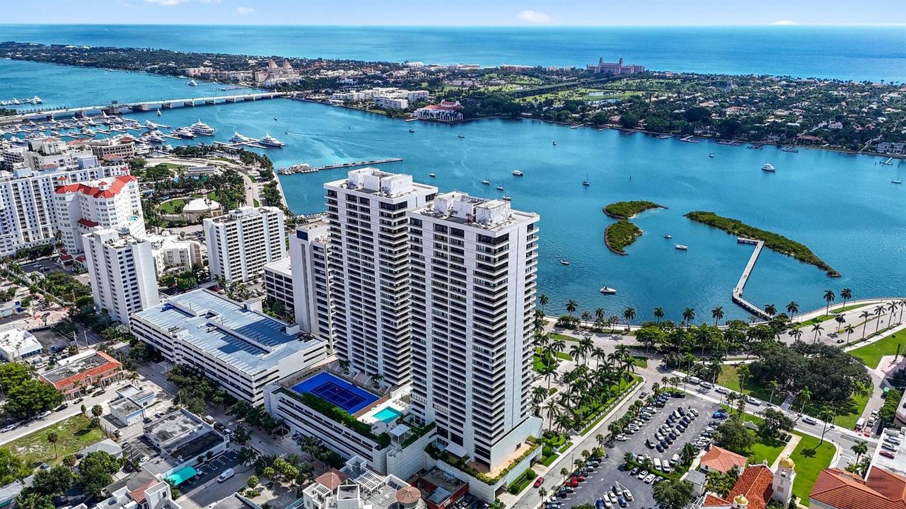 525 S Flagler Drive Aerial