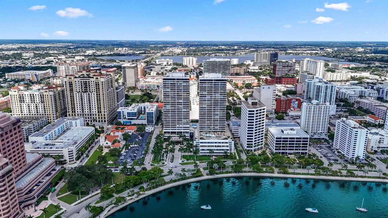 525 S Flagler Drive Aerial
