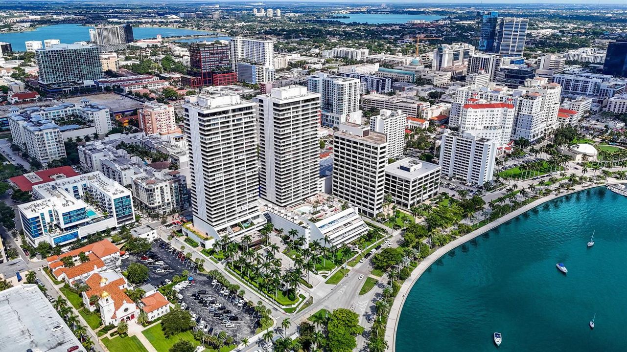 525 S Flagler Drive Aerial