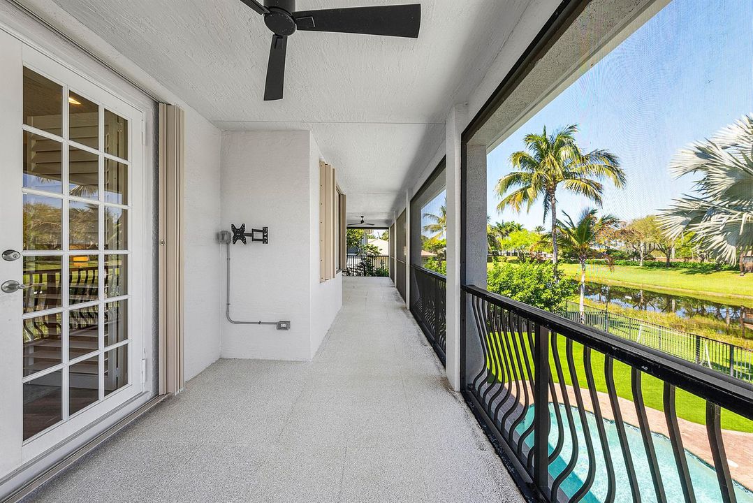 Screened Balcony Whole Width Of Home