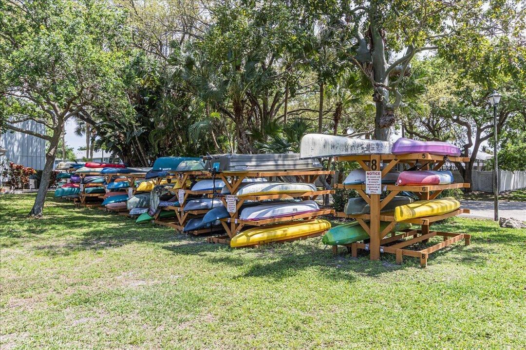 Kayak Storage