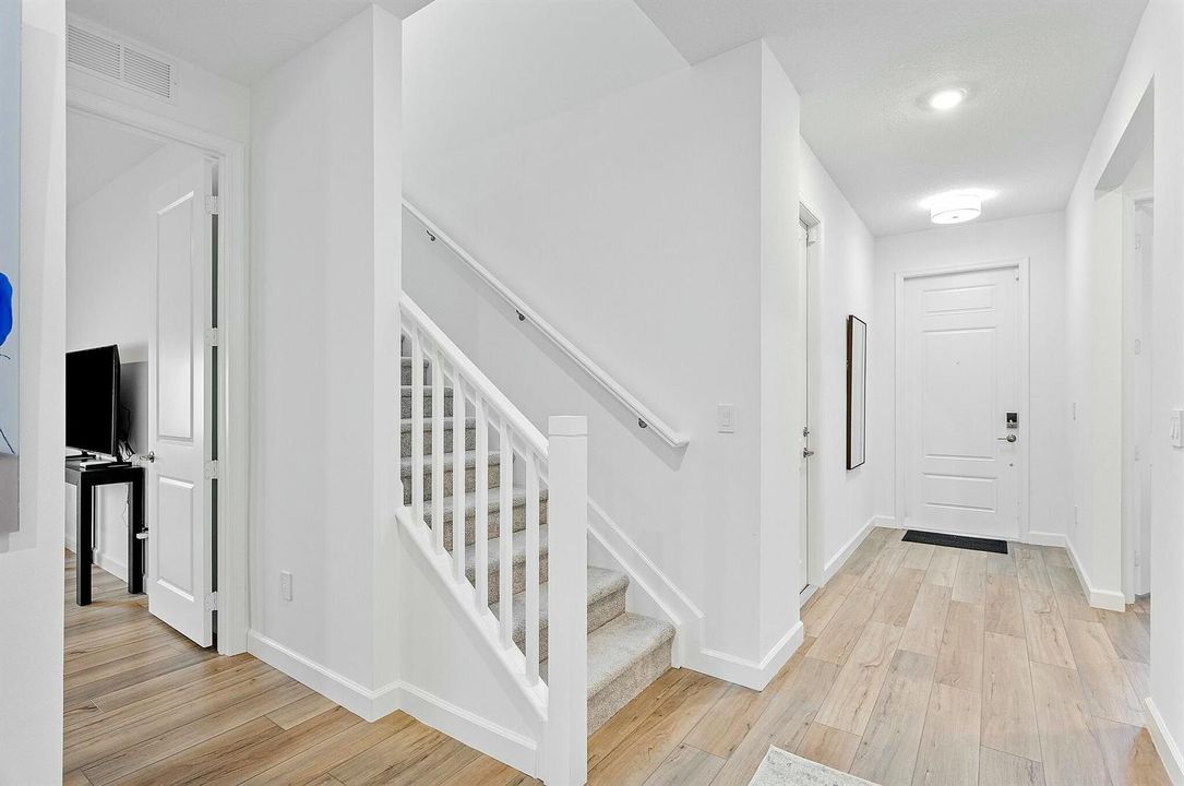 Stairs to loft area