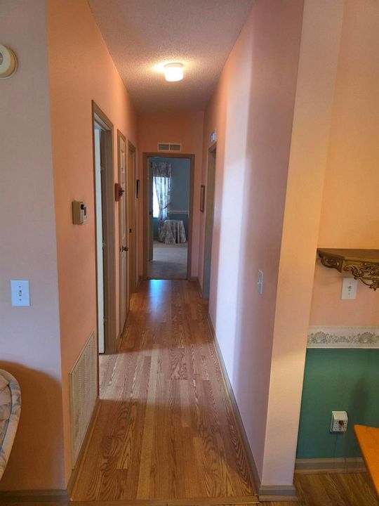 Hall from living room to master bedroom