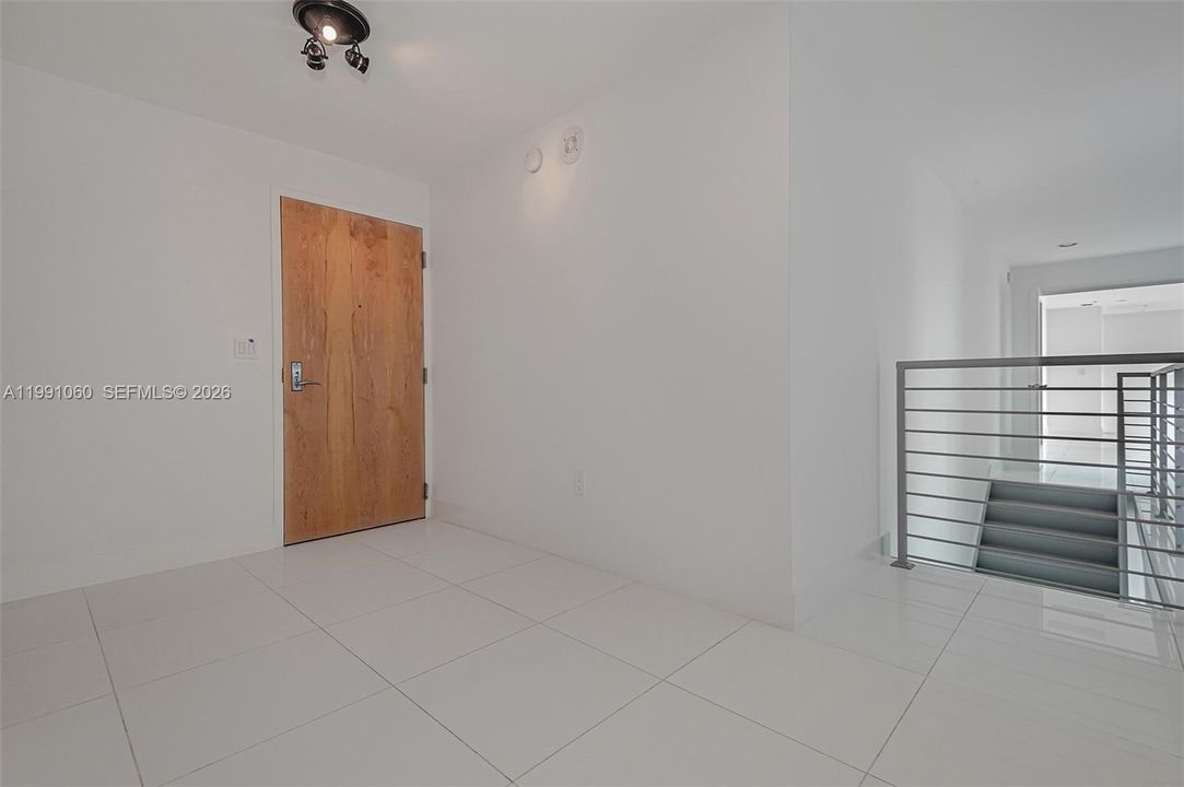 Private UPH use second floor exterior hallway entry door