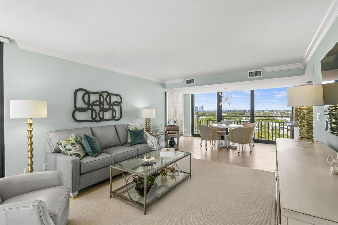 Living Room with Ocean Views