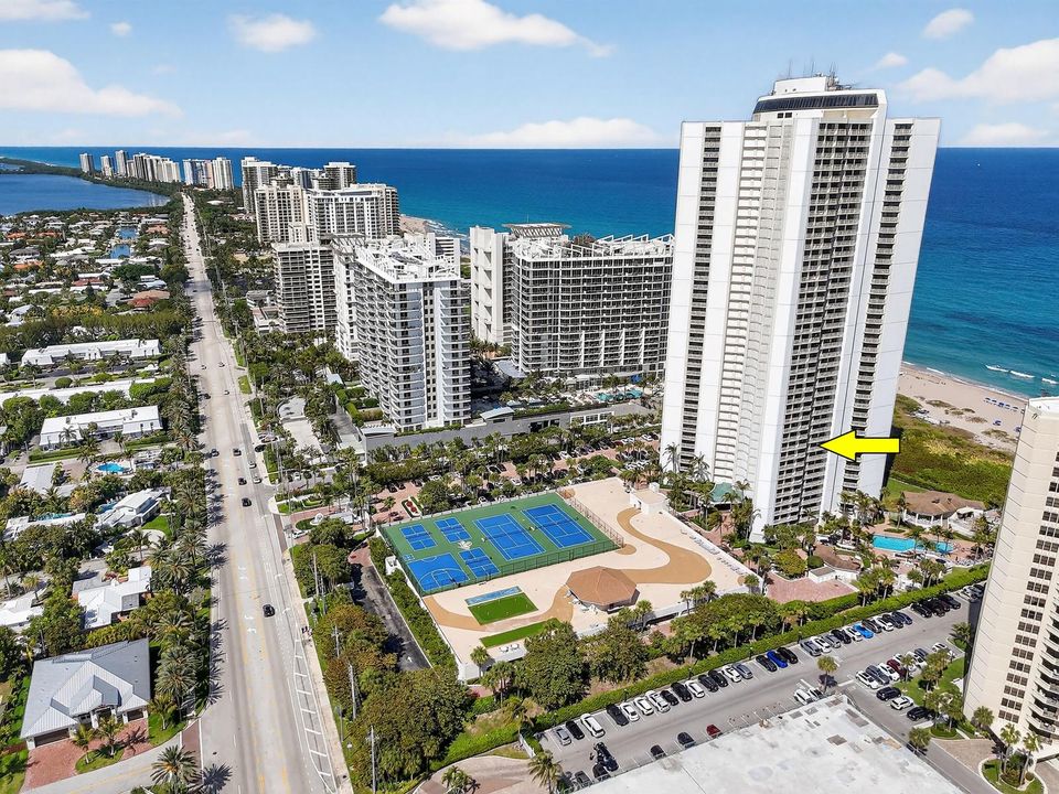 Aerial of Singer Island