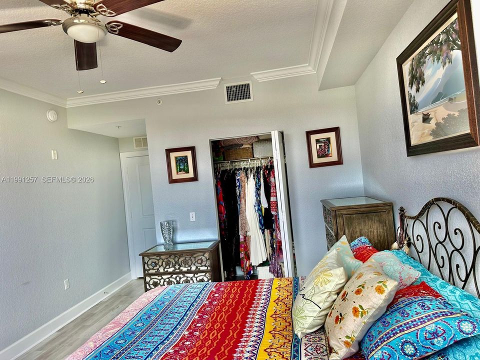 Big second bedroom with water view.