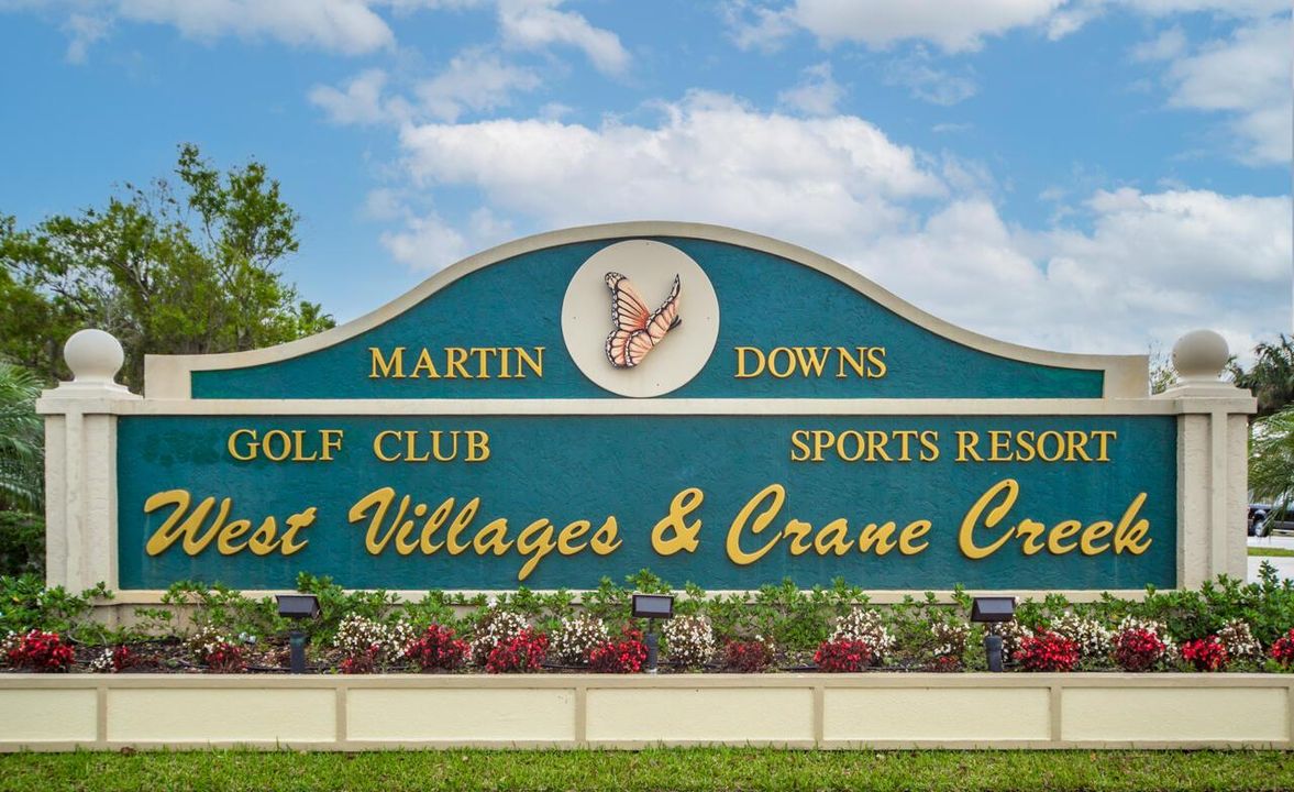 Front of Community Sign