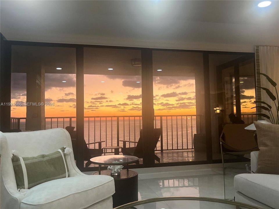 View of sunrise.