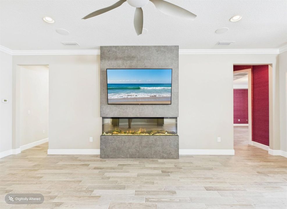 72” Dimplex Fire Place