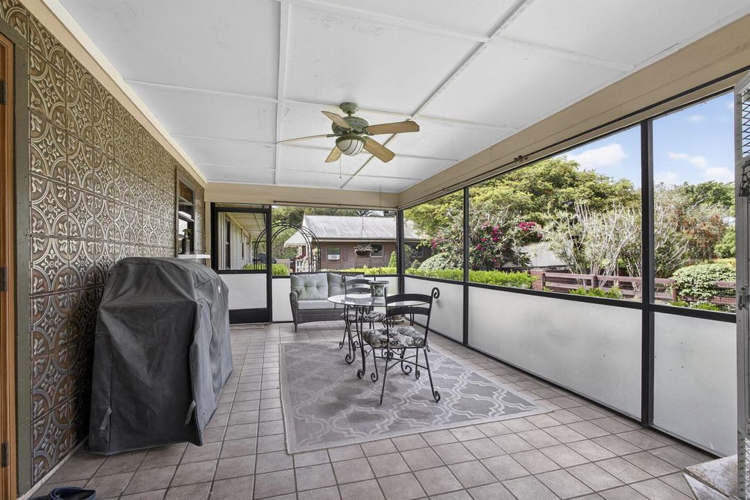 Patio covered