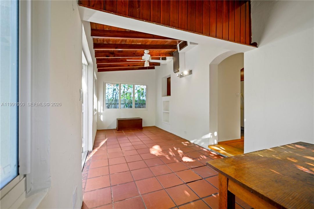 Versatile flex space suitable for gym, office, or additional living area