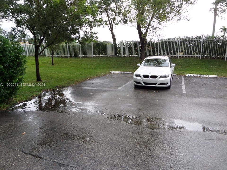 designated parking spot