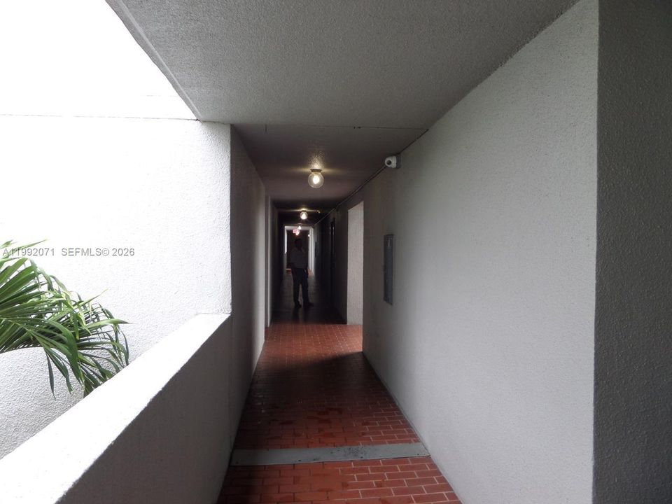 outdoor hallway