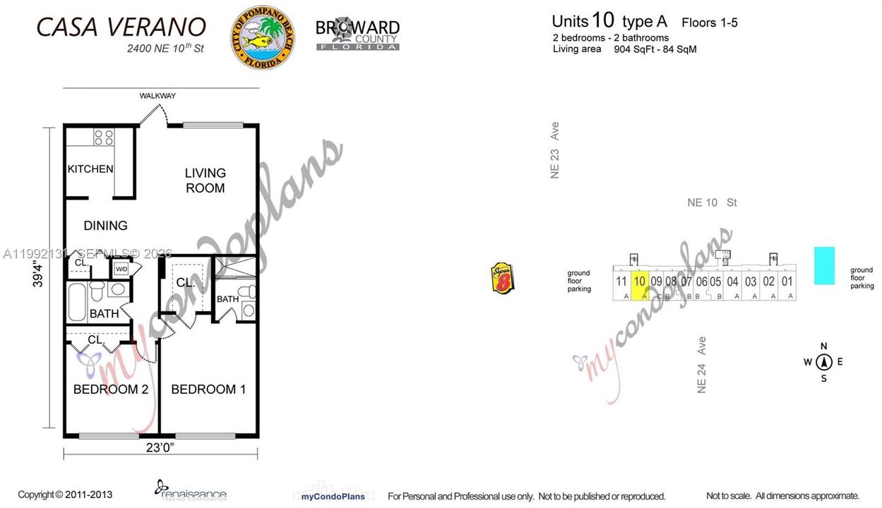 待售: $179,900 (2 贝兹, 2 浴室, 904 平方英尺)