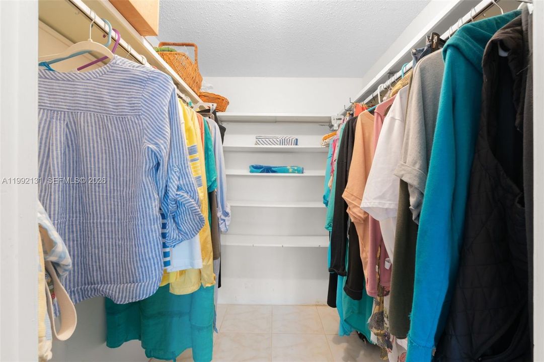Primary Walk In Closet