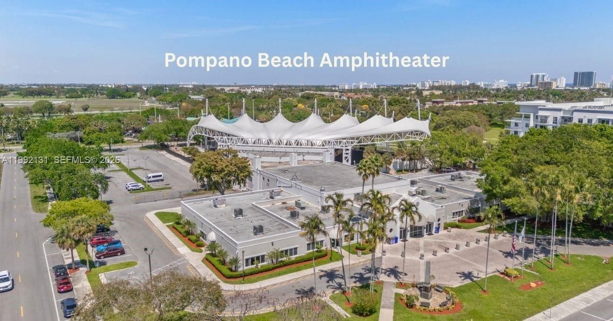 Walk or bike to see live concerts or walk/bike the 4.5 mile Pompano Air Park track.