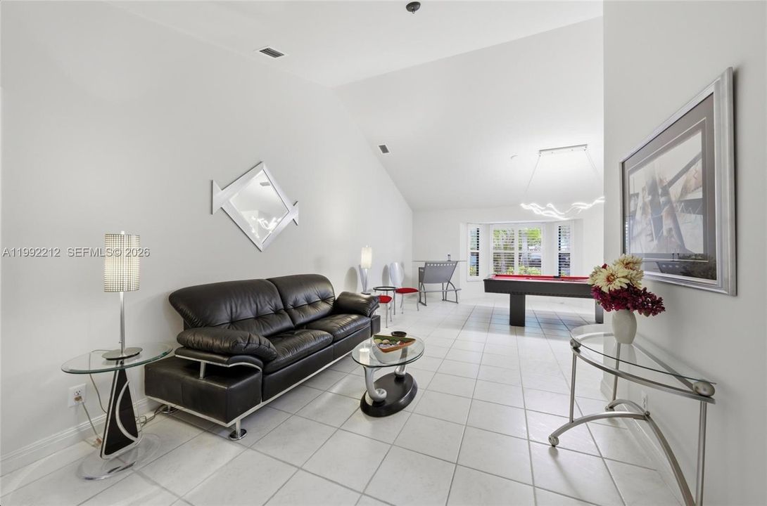Currently used as a living room,