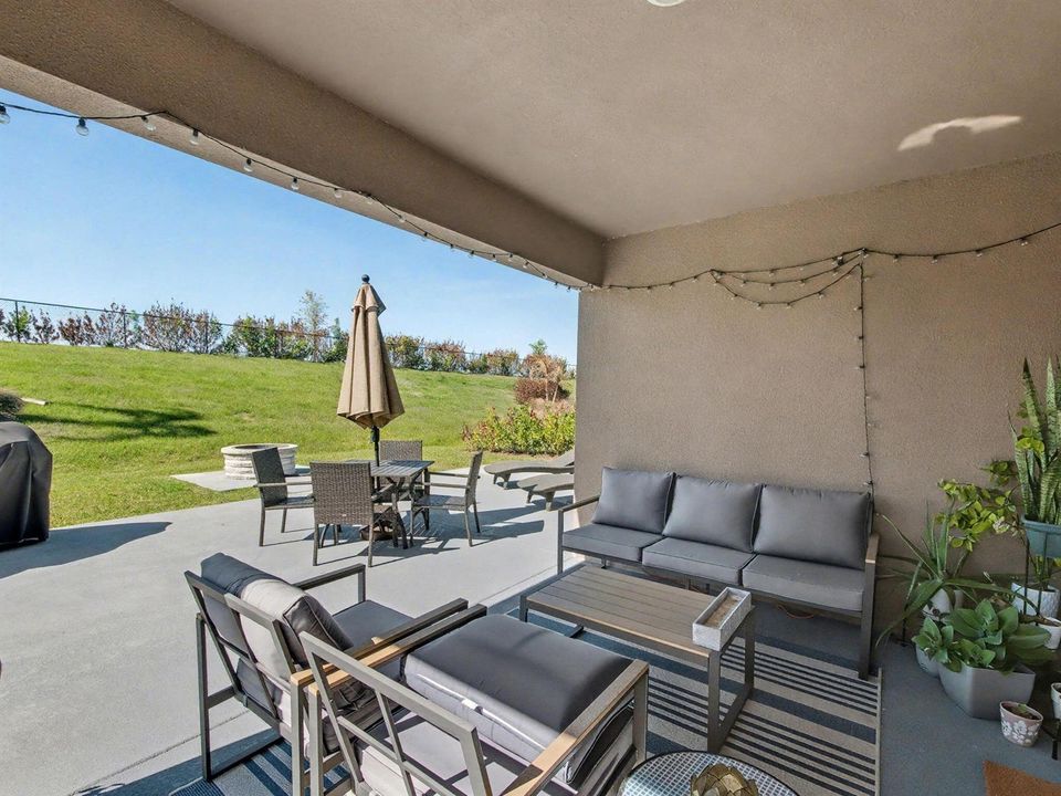 Covered patio