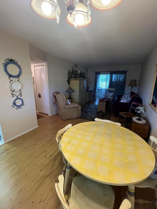 dining/living area