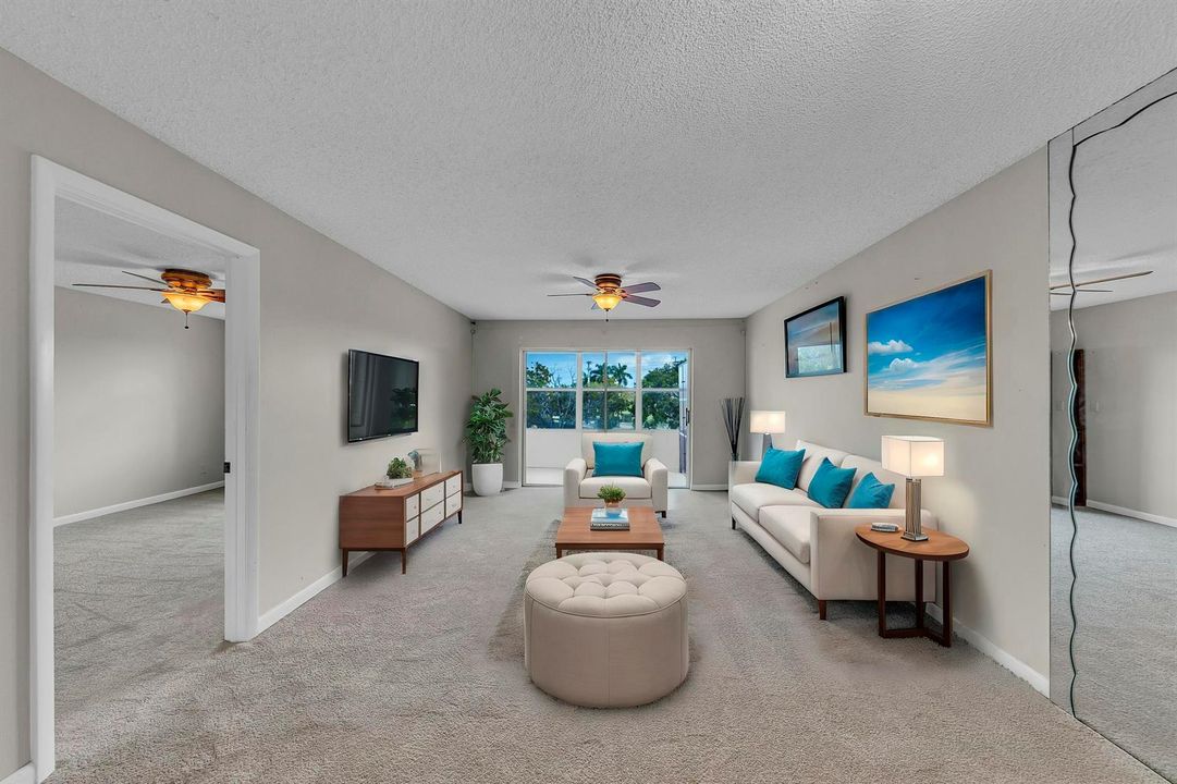 VIRTUAL STAGED LIVING ROOM