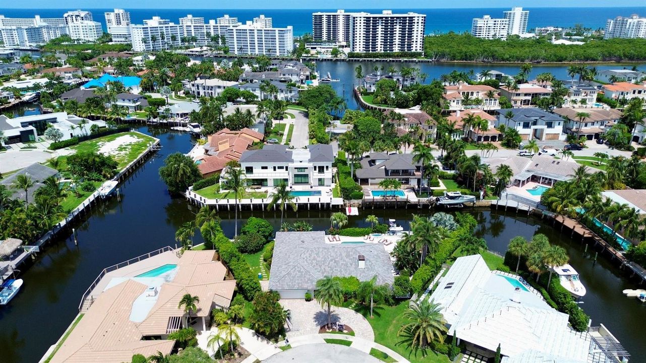 aerial from west