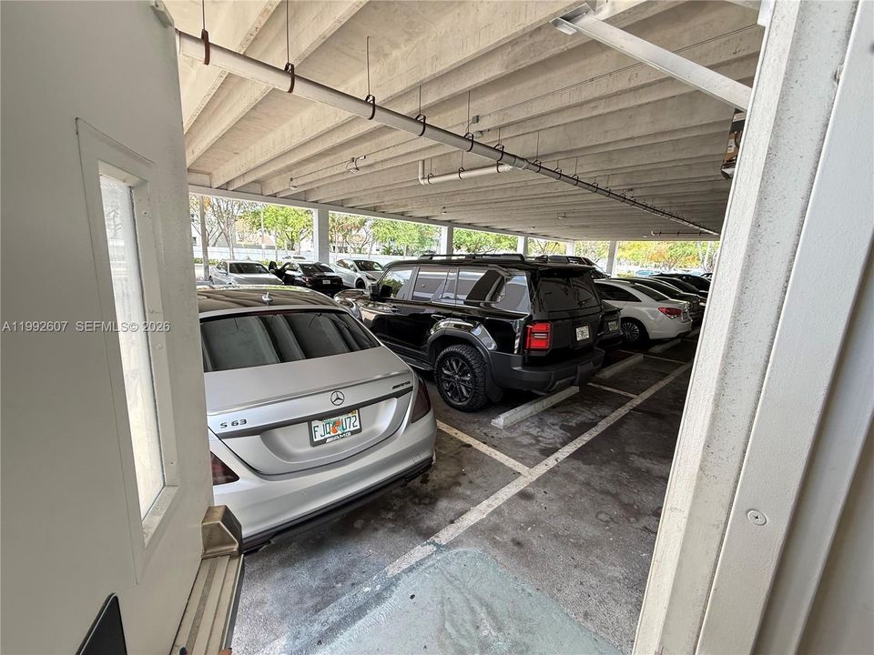 Back Door Entrance to Parking