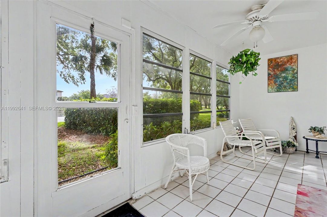 ENCLOSED FLORIDA ROOM