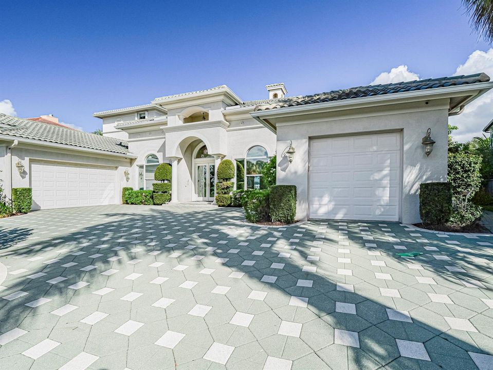 Circular Paved Driveway