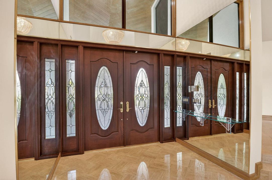entry from interior