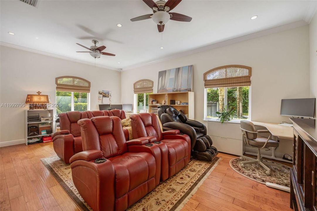 Downstairs 4th Bedroom | Optional Home Theatre
