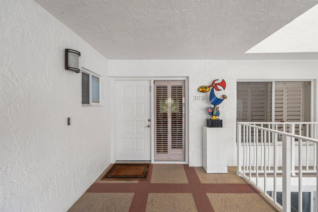 Walkway to front door