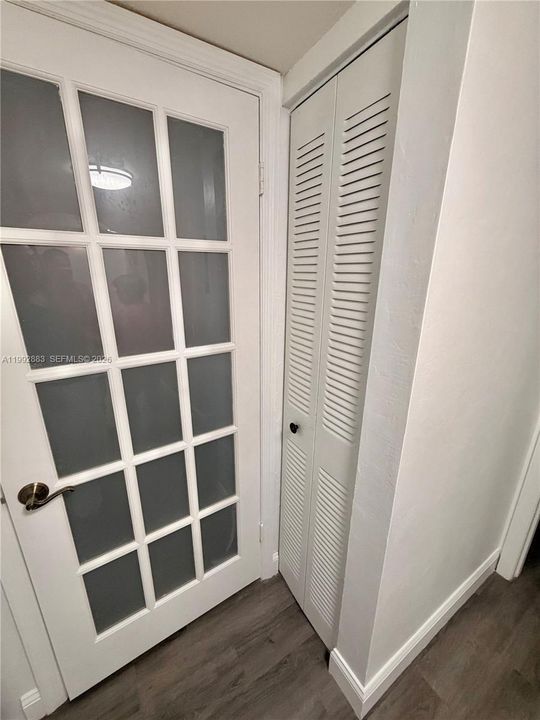 Closets for storage Hallway