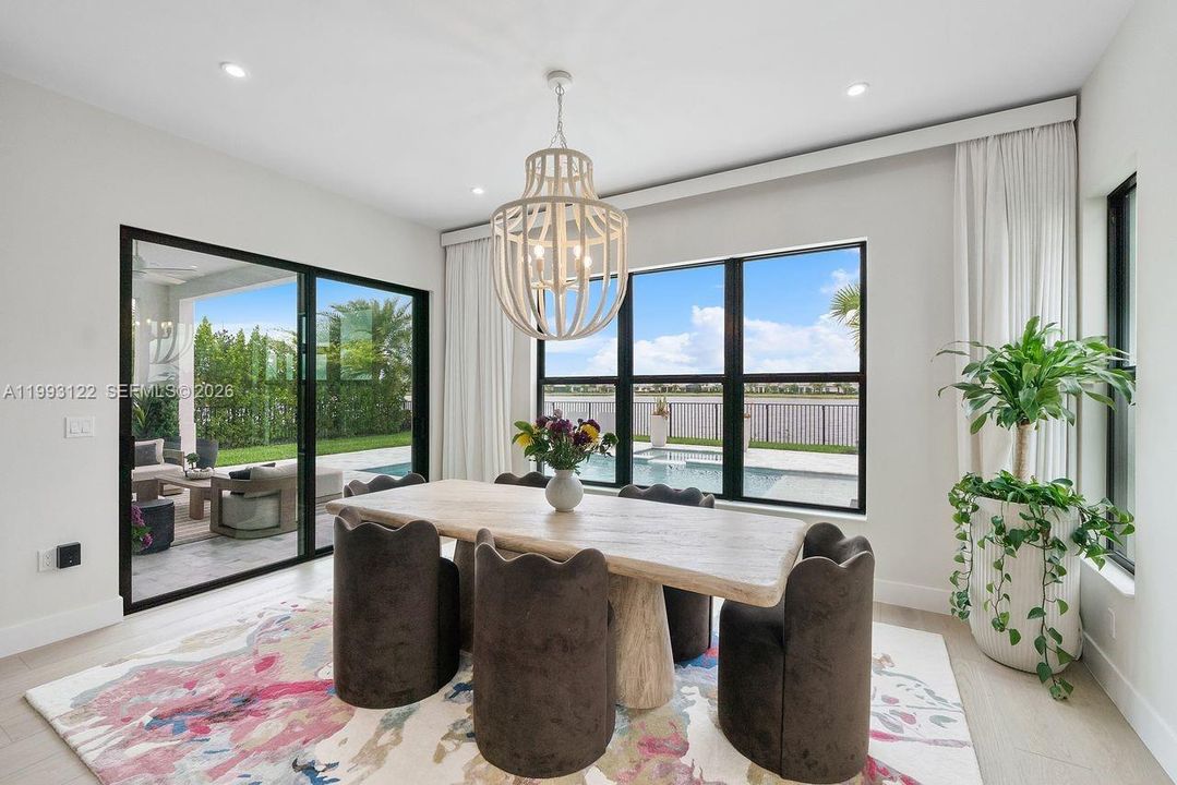Custom lighting and Window Treatments