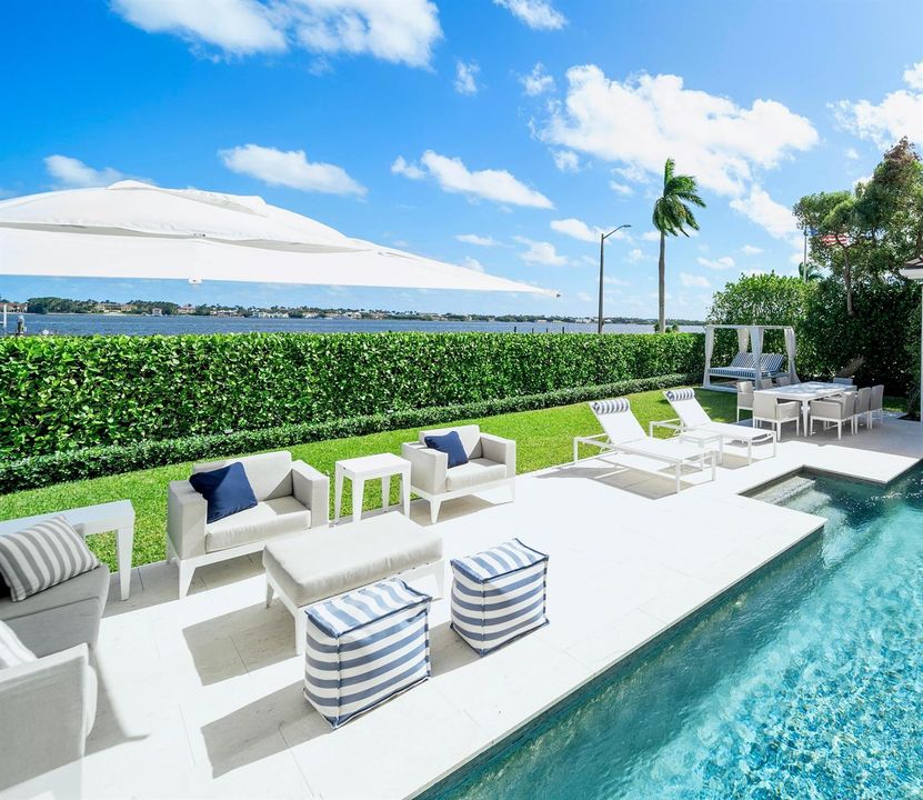 Poolside Lounge Area