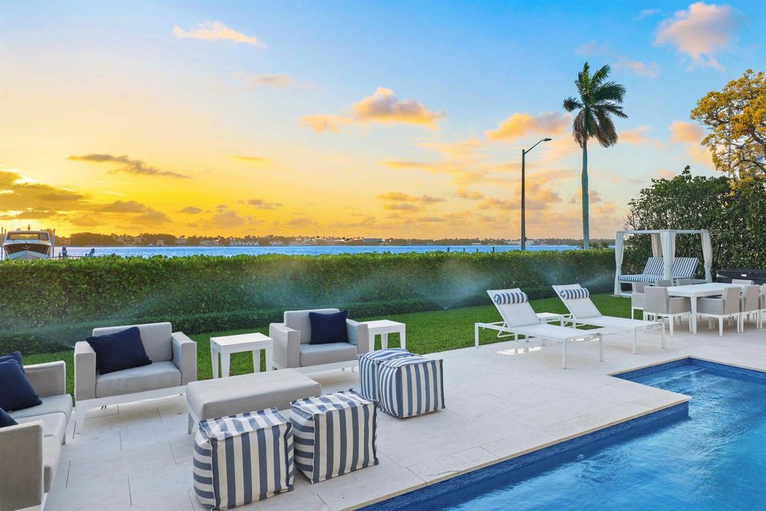 Poolside Lounge Area
