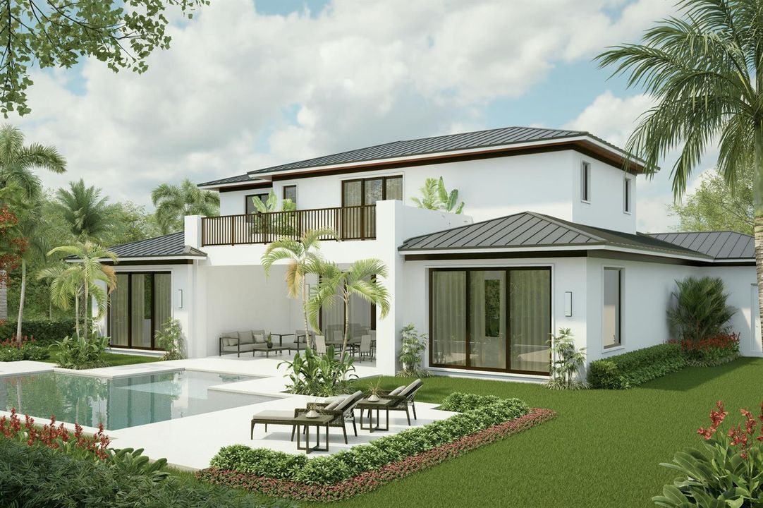 pool/backyard