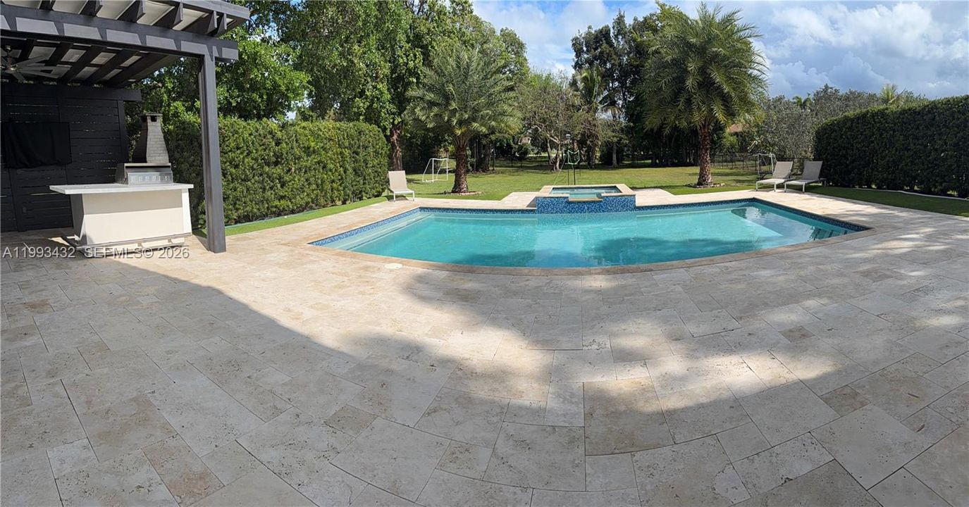 Pool and Backyard