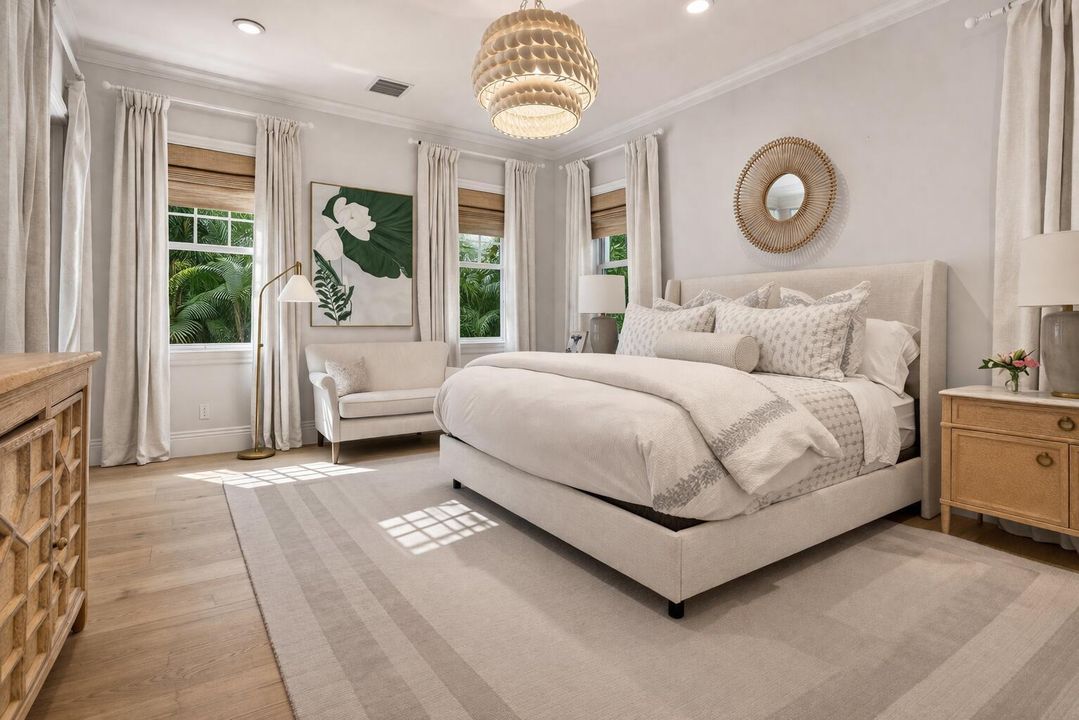 Serene coastal bedroom with natural ligh