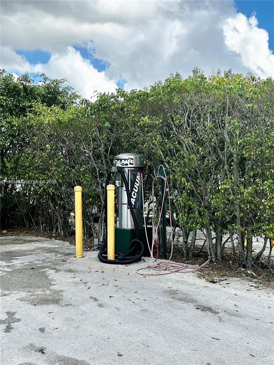 car wash area