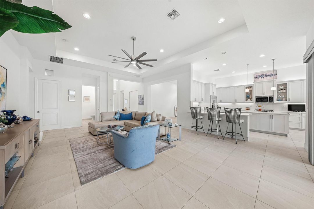 Great Room Is Open To Kitchen