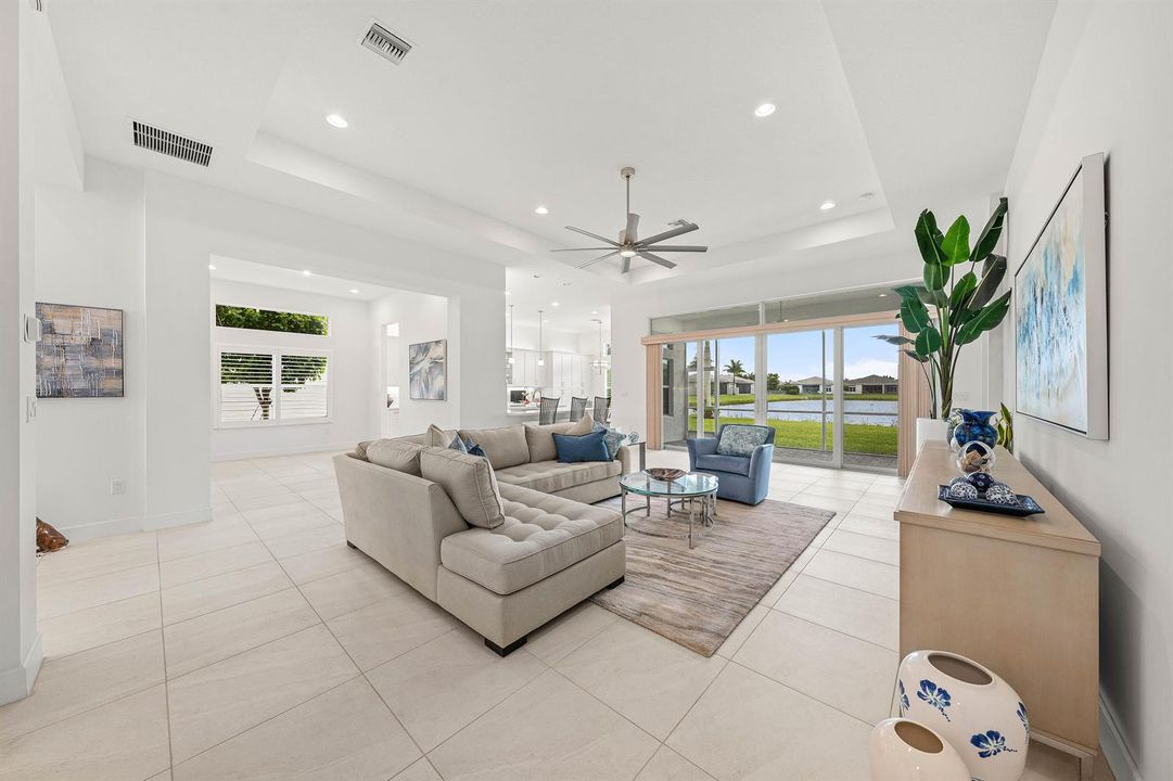 Great Room With Long Lakefront Views