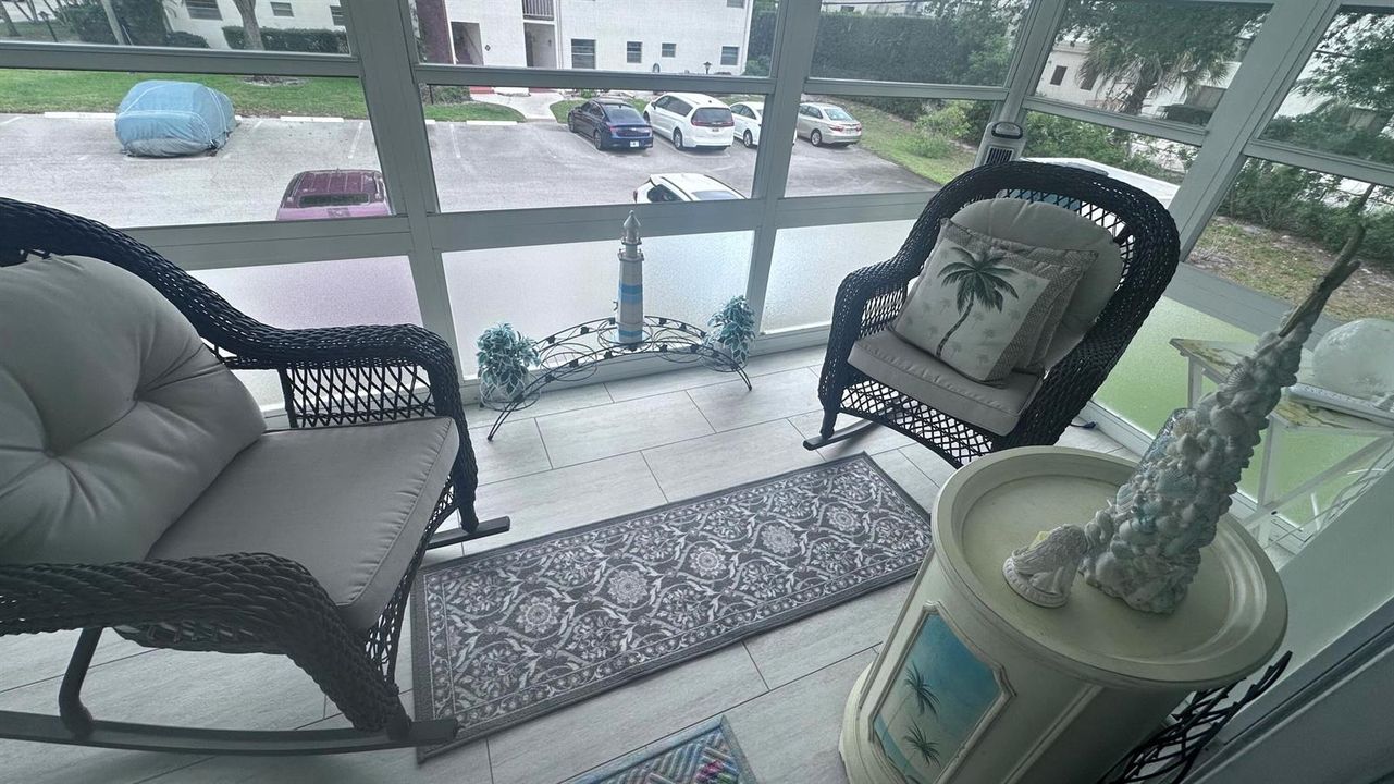 Enclosed porch