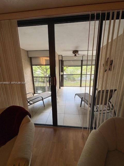 Terrace view from living room