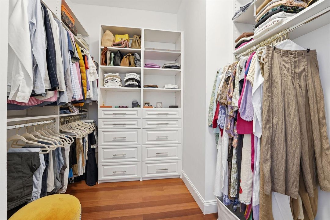 Primary- Walk in closet