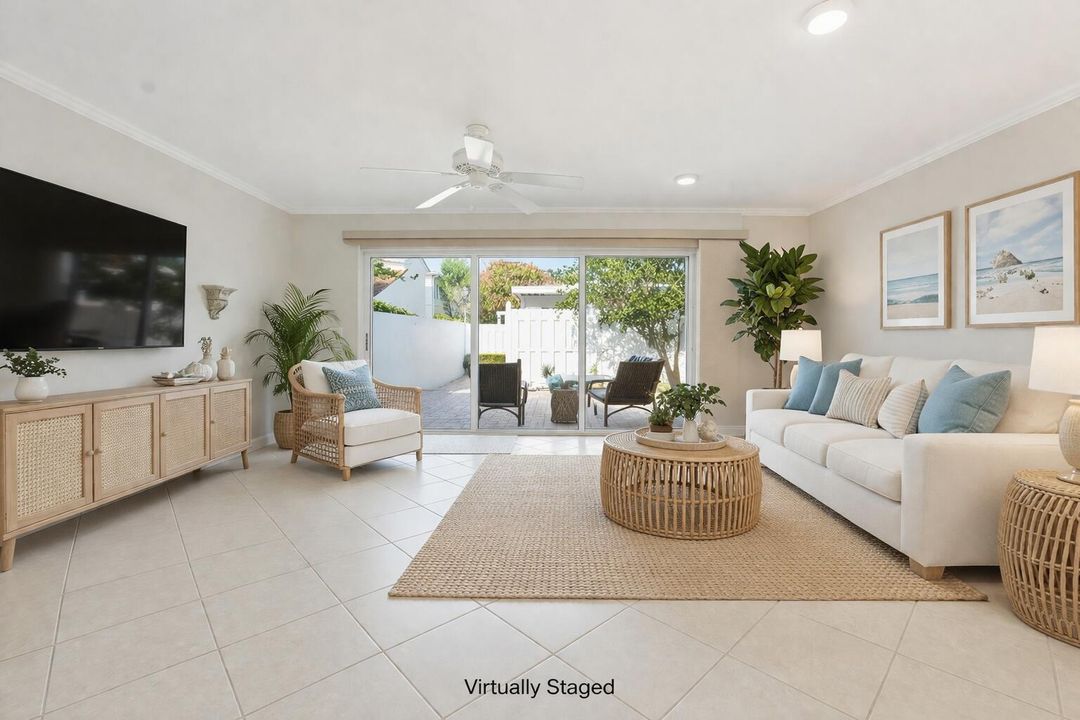 Family Room Staged