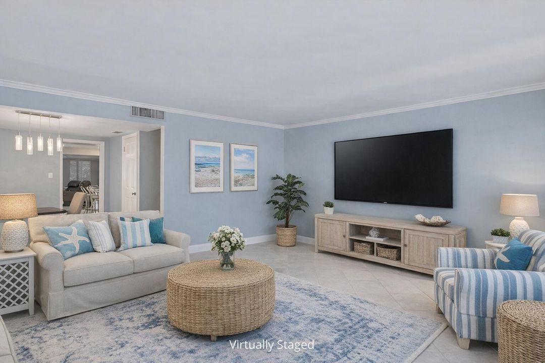Living Room Staged