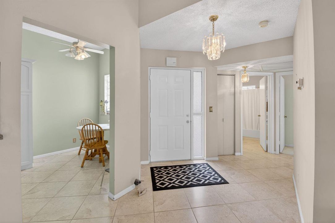Entrance as you come in